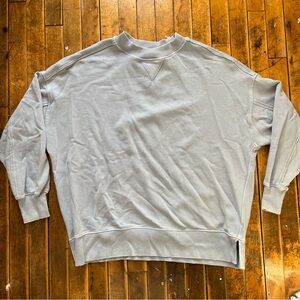 aerie oversized crewneck- size small